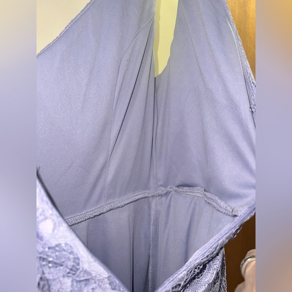 ASOS sleeveless lace midi dress, size 4, lavender, EUC - Picture 8 of 14